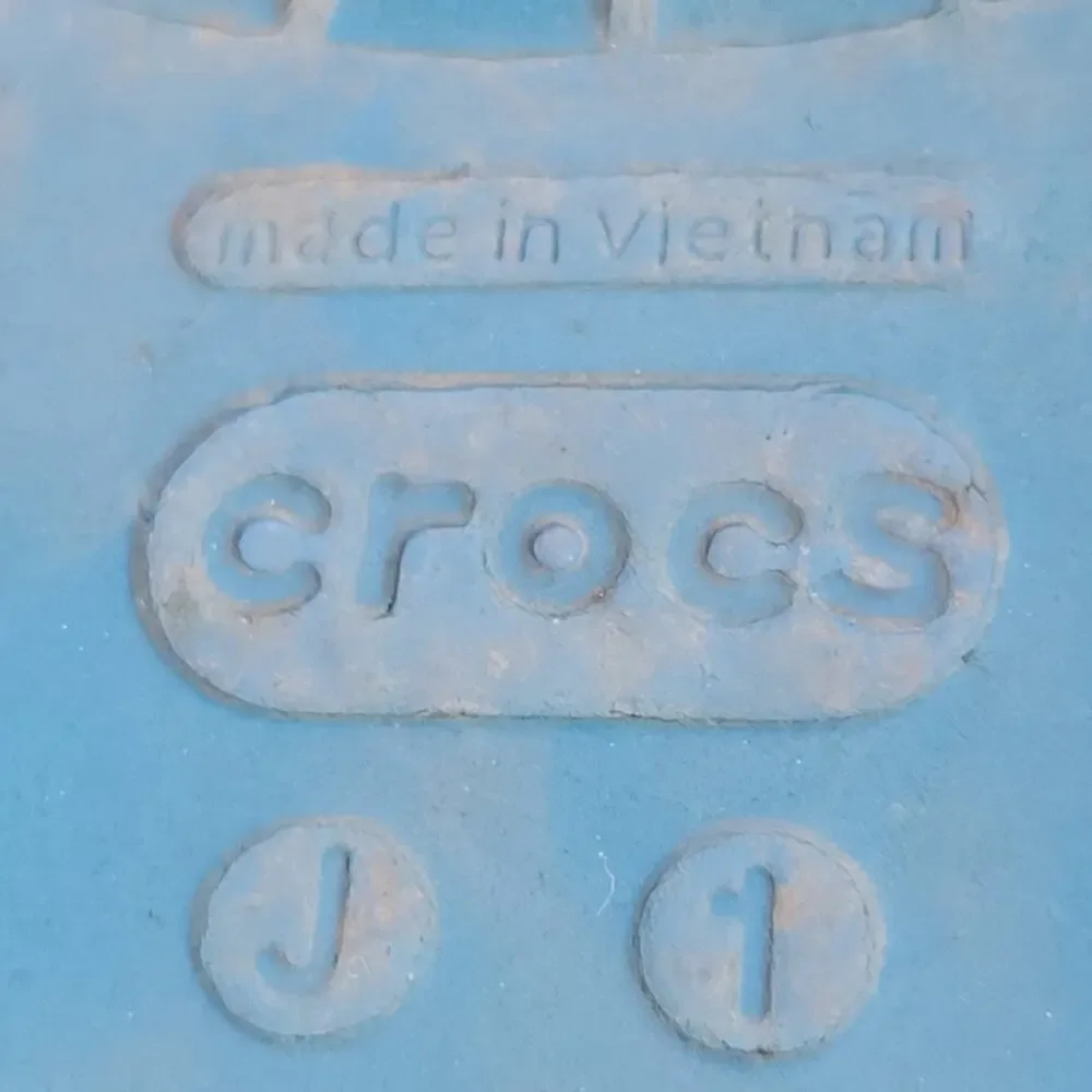 CROCS Crocband Unisex Clogs Blue White Pokemon Jibbitz Eeve Naruto Anime Size J1